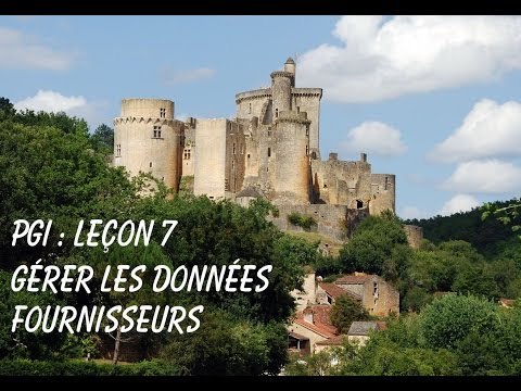 PGI 7 Gérer les fournisseurs