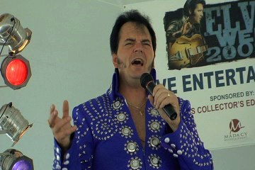 Brad Latham sings 'Burning Love' Elvis Week 2008