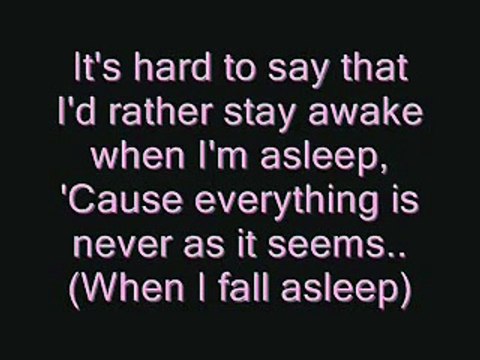 Owl City - Fireflies (lyrics)