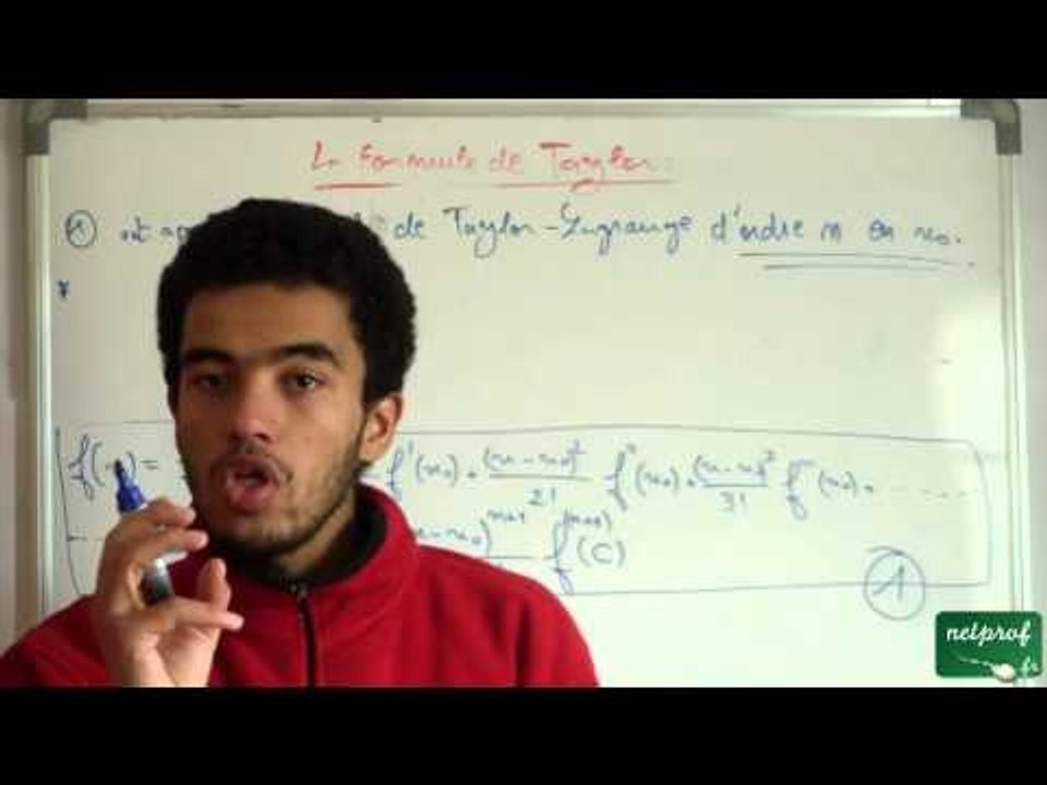 La formule de Taylor. 02) La formule de Taylor-Lagrange
