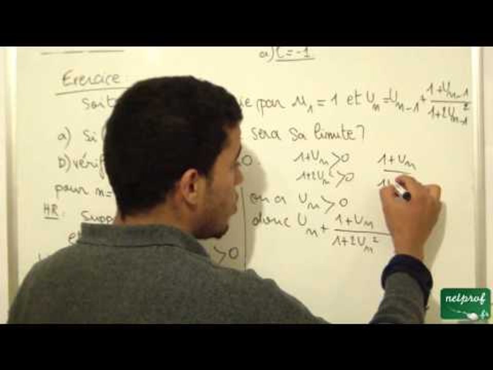 019 Exercice sur la convergence des suites monotones, part 2
