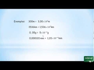 Ecriture scientifique d'un nombre