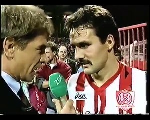 DFB Pokal Rot Weiss Essen - Bayer 04 Leverkusen 1995/1996 5:8 n.E.