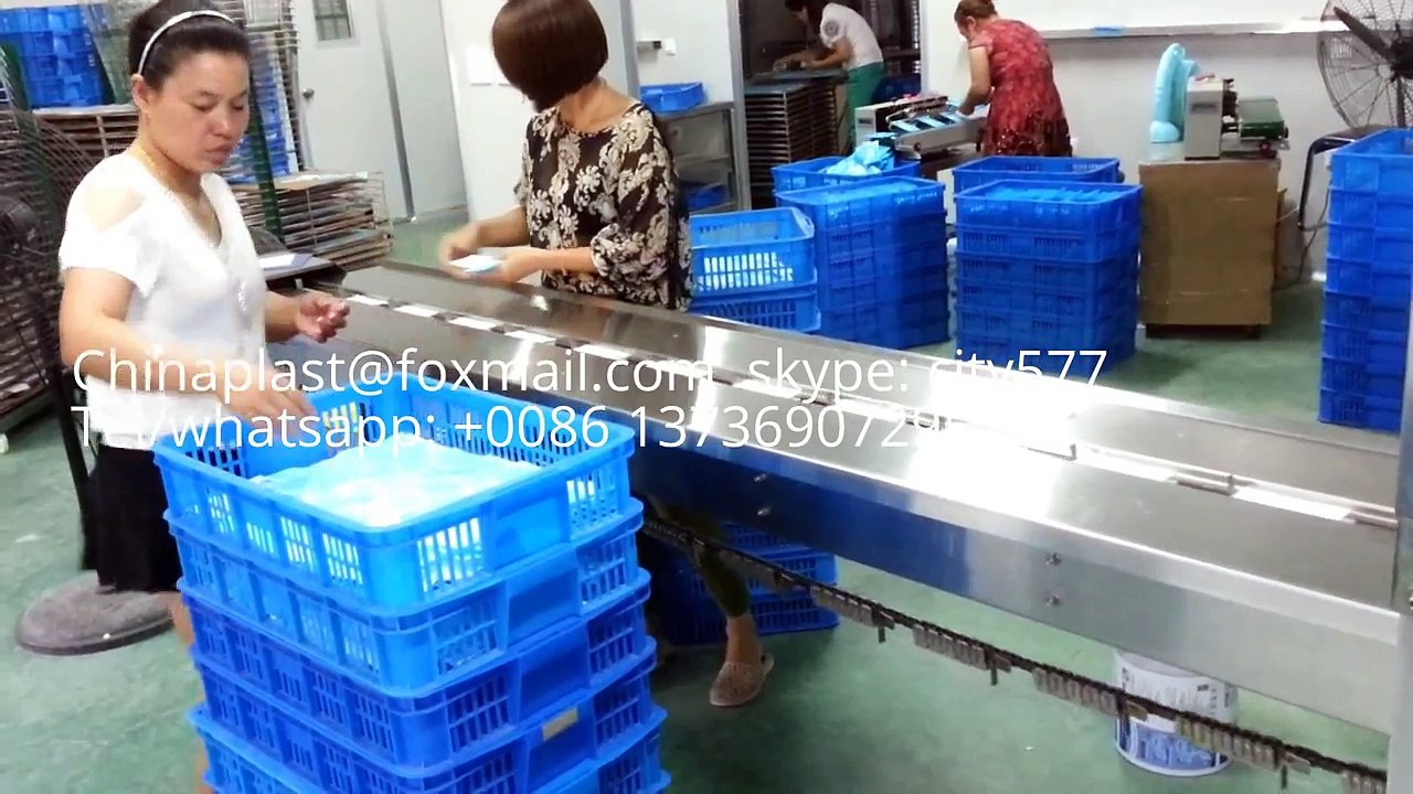 Four Side Seal Pain Relief Gel Patches Packaging Machine - Medical Glove Packing Machine