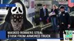 Garda armored truck robbery in Philadelphia: robbers escape in Cadillac Escalade