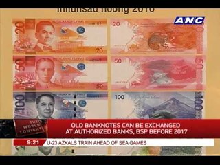 BSP: Old peso bills can be used until Dec. 31 only