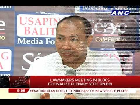 Lawmakers meet to finalize plenary vote on BBL