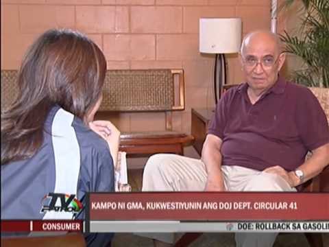 Arroyo to file complaint against DOJ chief