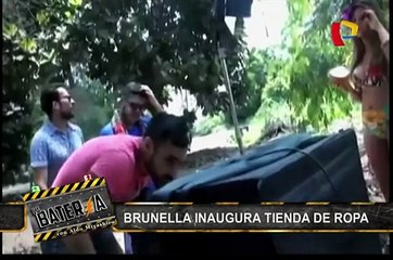 Brunella Horna inauguró tienda de ropa en Gamarra