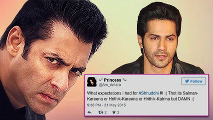 Salman's Fans ANGRY For Varun In Shuddhi