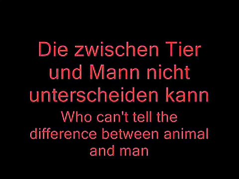 Tier - Rammstein Lyrics and English Translation