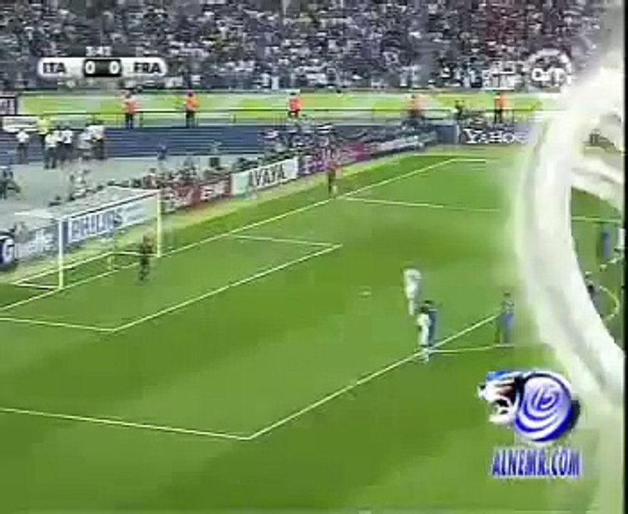 هدف زيدان الاول على ايطاليا في نهائي كاس العالم