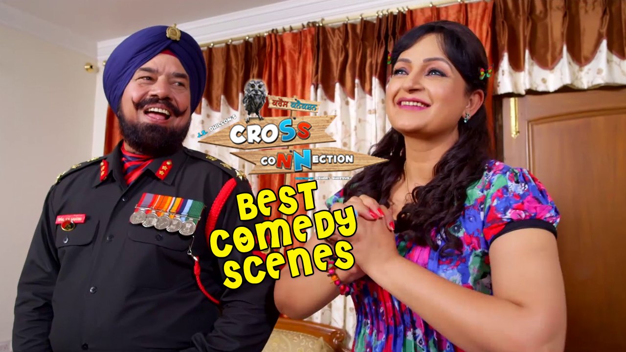 Best Punjabi Comedy Scenes B N Sharma Cross Connection New