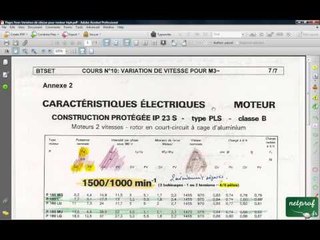 Variateur de vitesse 1. Moteur 2 vitesses et câblage avec API