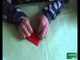 Fabrication d'un père noël suivant l'art de l'origami