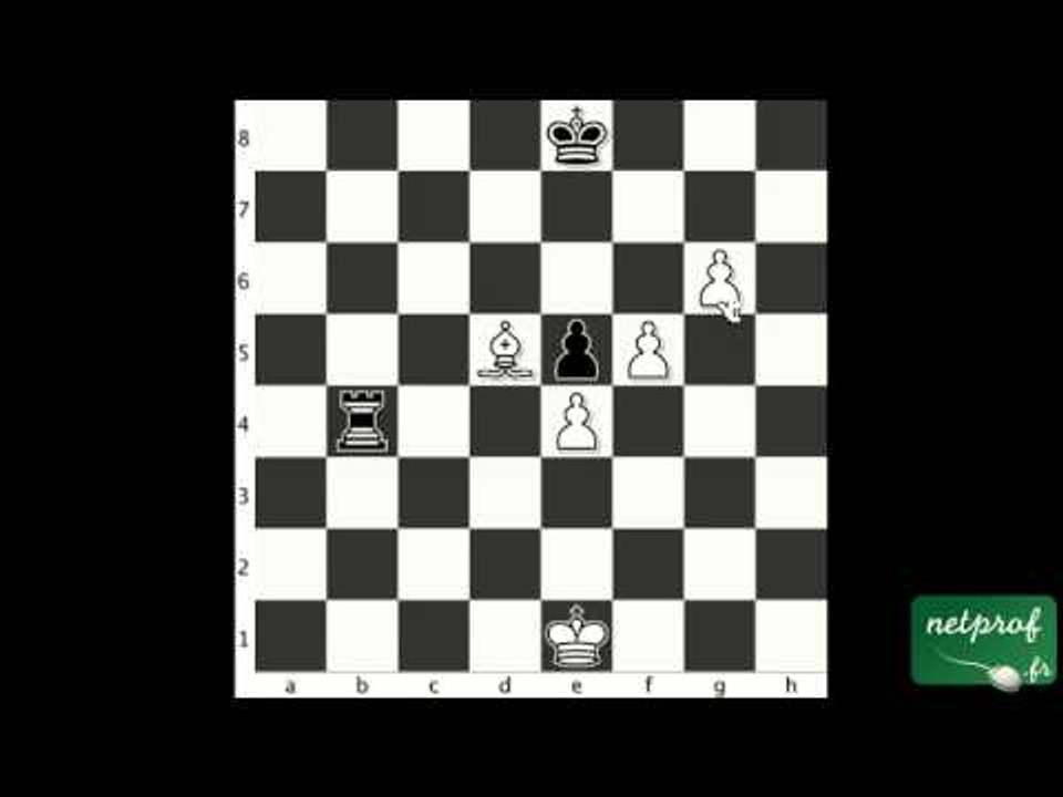 Echecs Tactique 1 valeur des pièces