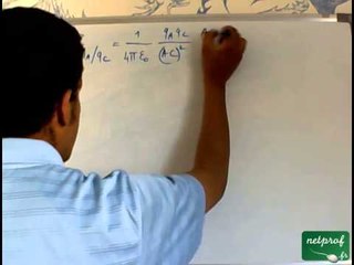 Electrostatique dans le vide: 2) Exercice 1 première partie