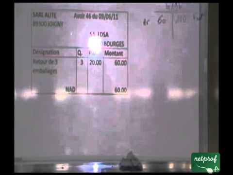 Comptabilisation des ventes avec emballages consignés