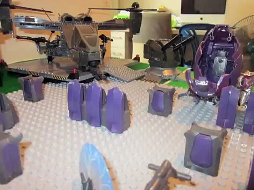 Stopmotion Mega Bloks Halo - The Covenants Last Battle