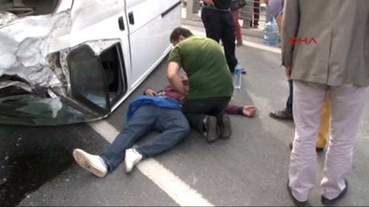 Tünel Girişinde Ehliyetsiz Sürücü Kazası