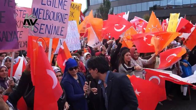 Gathering for PM of Turkey, Recep Tayyip Erdogan - Melbourne Full Coverage