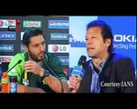 imran khan talking about Shahid afridi