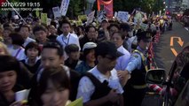 Anti Nuclear Rally in Tokyo - against restarting of Oi nuclear plant.
