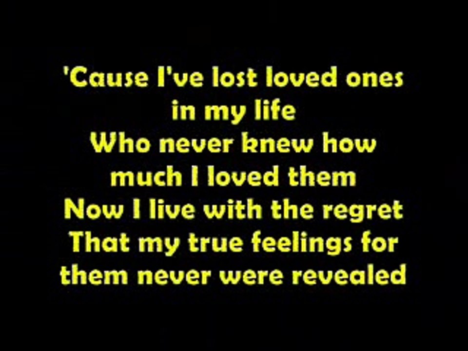 If Tomorrow Never Come Lyrics On Screen by Ronan Keating