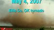 INSANE TORNADO VIDEO!  Ellis Co, OK tornado on May 4, 2007