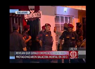 Gerald Oropeza y Carlos Sulca protagonizaron balacera en 2013
