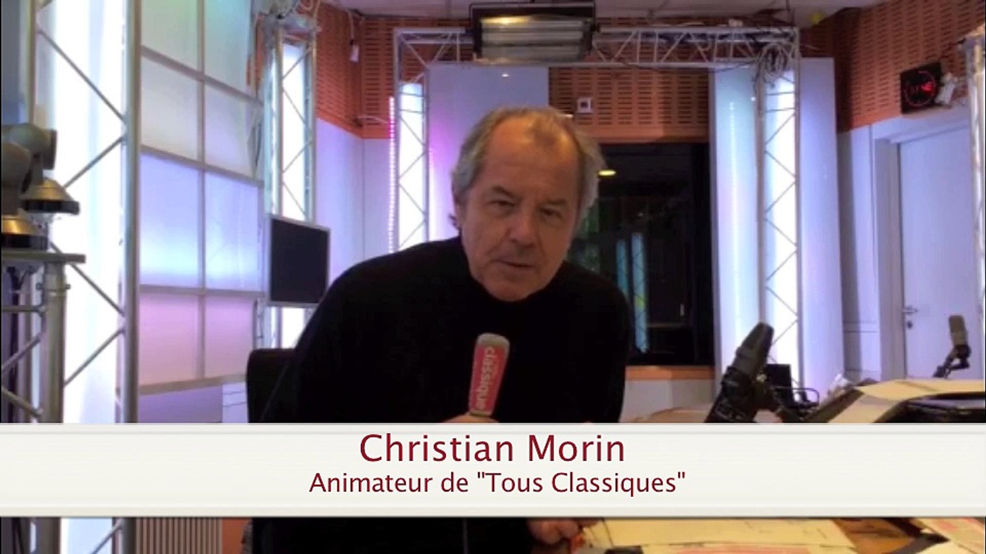 Radio Classique fait son cinéma" : Christian Morin - Vidéo Dailymotion