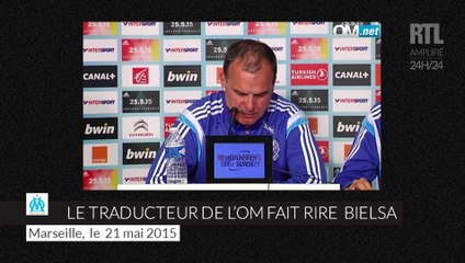 Le traducteur de l'OM fait rire Marcelo Bielsa