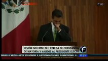 México tiene Presidente Electo Enrique Peña Nieto 31 Agosto 2012 AMLO lo desconoce