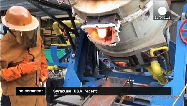 Grilling up a steak over molten lava