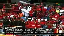 Chávez encabeza desfile por el bicentenario de la Independencia de Venezuela