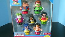 LITTLE PEOPLE Super Heros Batman Superman Wonder Woman Batgirl, Robin, Joker TOYS