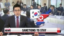 May 24 punitive sanctions may not be lifted without North's apology