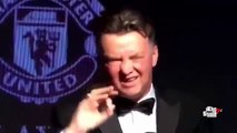 Drunk Louis Van Gaal speech at Manchester United Night Awards 2015