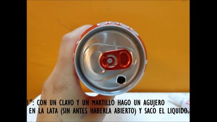 Motor a vapor casero.