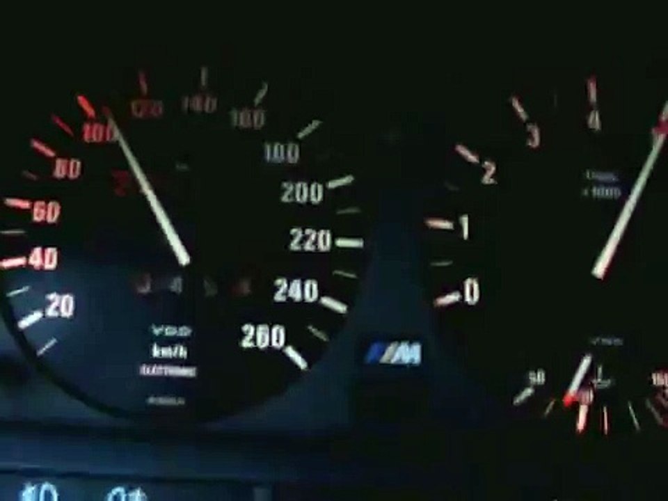 BMW e30 m3  100-250km/h acceleration Autobahn
