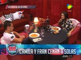 Cena en el cuarto rojo - Camila y Francisco juntos