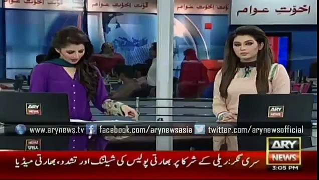 Indian Army Firing And Shelling On Kashmiris On Raising Pakistani Flag In Protest 22nd May 2015