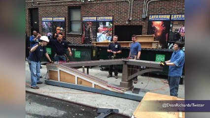 'Letterman' set put in dumpsters the day after final show