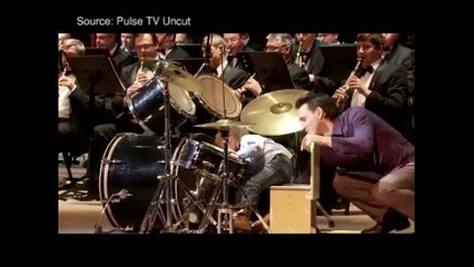 Little Boy drumming, Pulse TV Uncut
