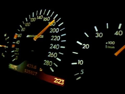 Mercedes Benz E55 ///AMG W210 0-270 km/h