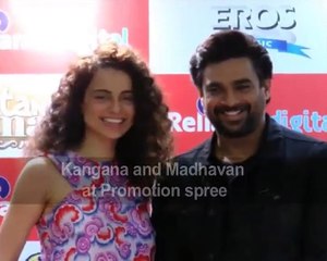 Kangana and Madhavan at Promotion spree