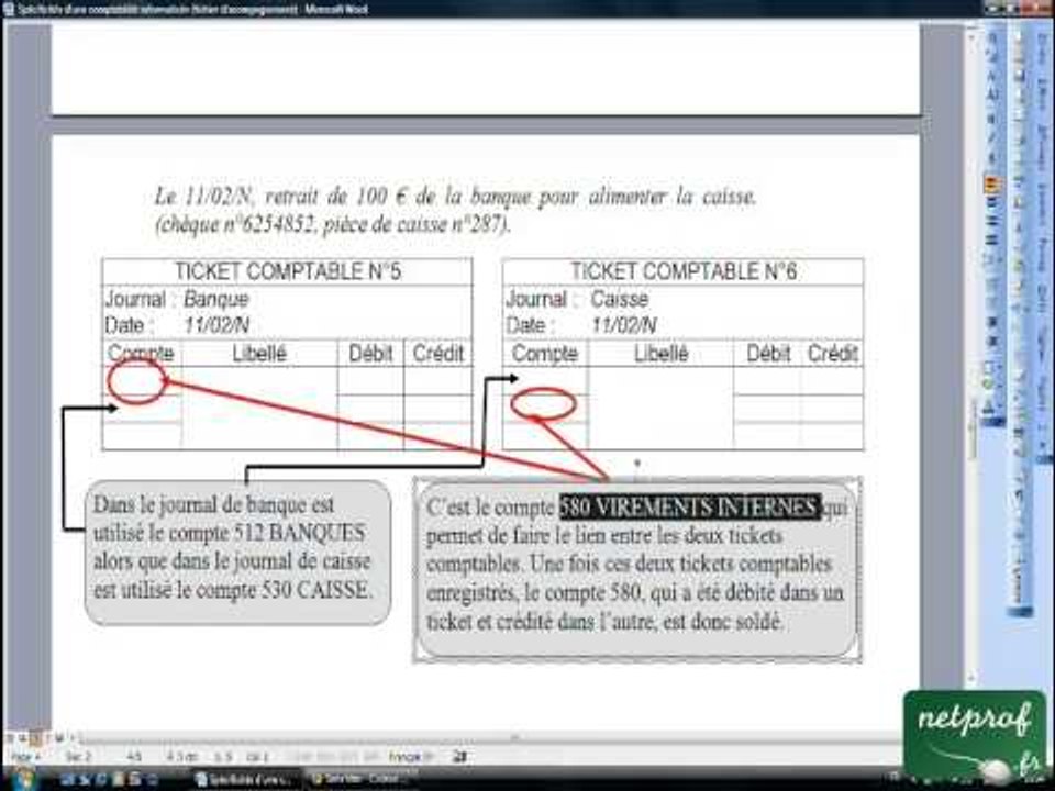 05.1 Spécificités d'une comptabilité informatisée