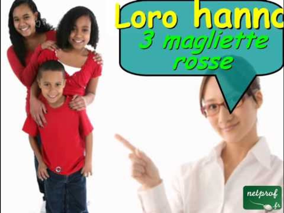 Presente del verbo AVERE