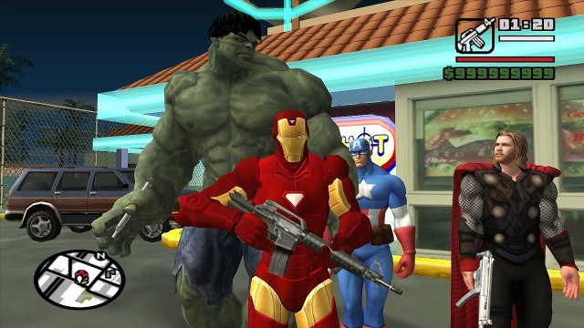 Loquendo GTA San Andreas: Avengers vs Mickey, Dolan y Gooby