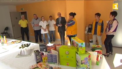 Le CHFD reçoit des jouets du club Lions Avenir